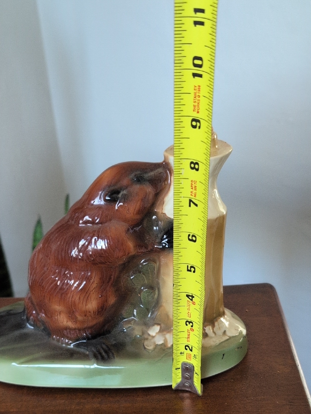 Vintage 1972 Ezra Brooks Ceramic Beaver Decanter - Picture 9 of 11